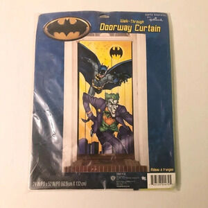 Vintage Batman  Walk Through Doorway Curtains Hallmark Party Express